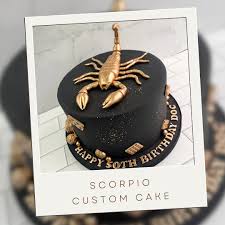 Scorpion Decorated Cake