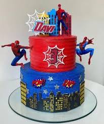 Bolo Decorado Homem Aranha