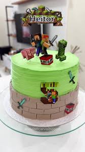 Bolo Decorado Minecraft