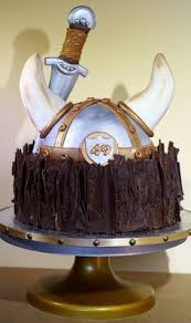 Viking Decorated Cake