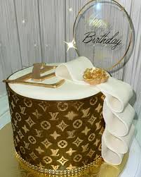 Louis Vuitton Decorated Cake