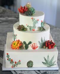 Cactus Decorated Cake