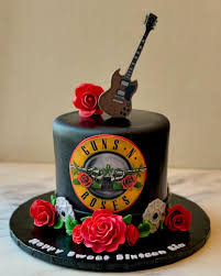 Guns N Roses Decorated Cake