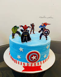 Avengers decorated cake