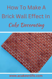 Decorated Brick Cake