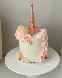 Paris decorated cake