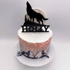 Wolf Decorated Cake