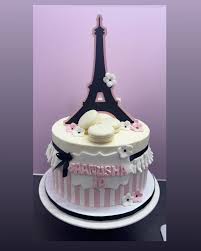 Paris decorated cake