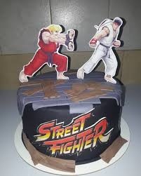 Street Fighter Decorated Cake