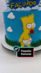 Bolo Decorado Simpsons