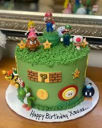 Super Mario Decorated Cake