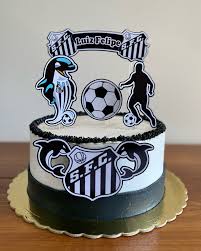 Santos Futebol Decorated Cake