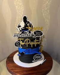 Jiu Jitsu Decorated Cake