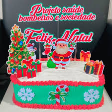 Bolo Decorado Natal