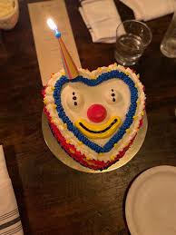 Clown Decorated Cake