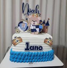 Bolo Decorado Ursinho Principe