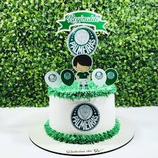 Free Palmeiras Decorated Cake