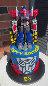 Bolo Decorado Transformers