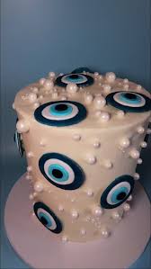 Greek Eye Decorated Cake