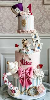 Alice in Wonderland Decorated Cake