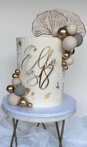 White Decorated Cake