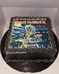 Iron Maiden Decorated Cake