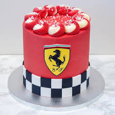 Ferrari decorated cake