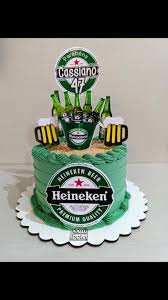 Heineken Decorated Cake