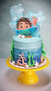 Water Decorated Cake