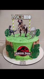 Bolo Decorado Jurassic Park