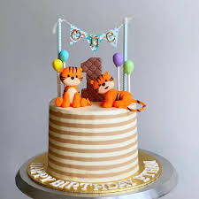 Tiger Decorated Cake