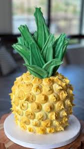 Decorated Pineapple Cake