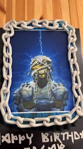 Iron Maiden Decorated Cake