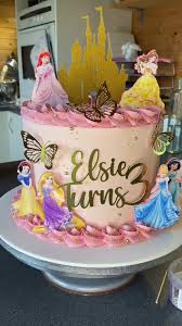 Disney Princess Decorated Cake