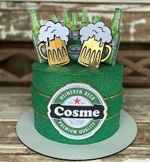 Heineken Decorated Cake