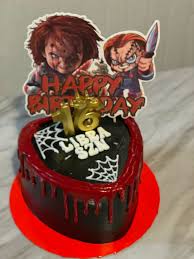 Killer Clown Decorated Cake