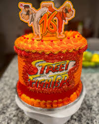 Street Fighter Decorated Cake