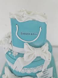 Tiffany Blue Decorated Cake