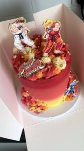 Street Fighter Decorated Cake