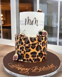 Leopard Decorated Cake