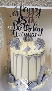 Silver Decorated Cake