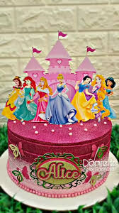 Bolo Decorado Princesas Da Disney