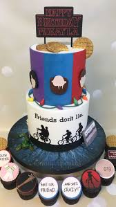 Stranger Things Decorated Cake