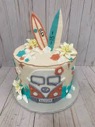 Decorated Surf Cake