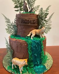 Wolf Decorated Cake