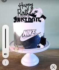 Nike decorated cake