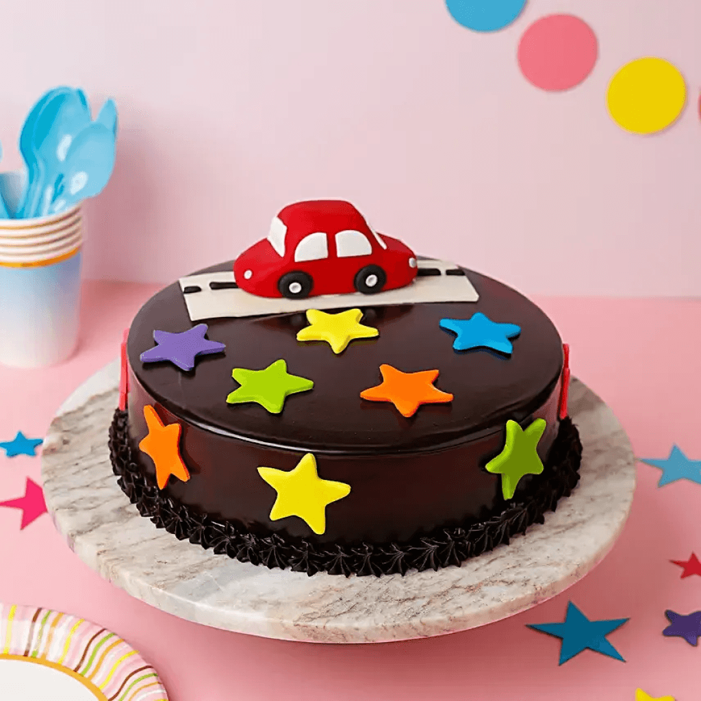 Decorated Car Cake