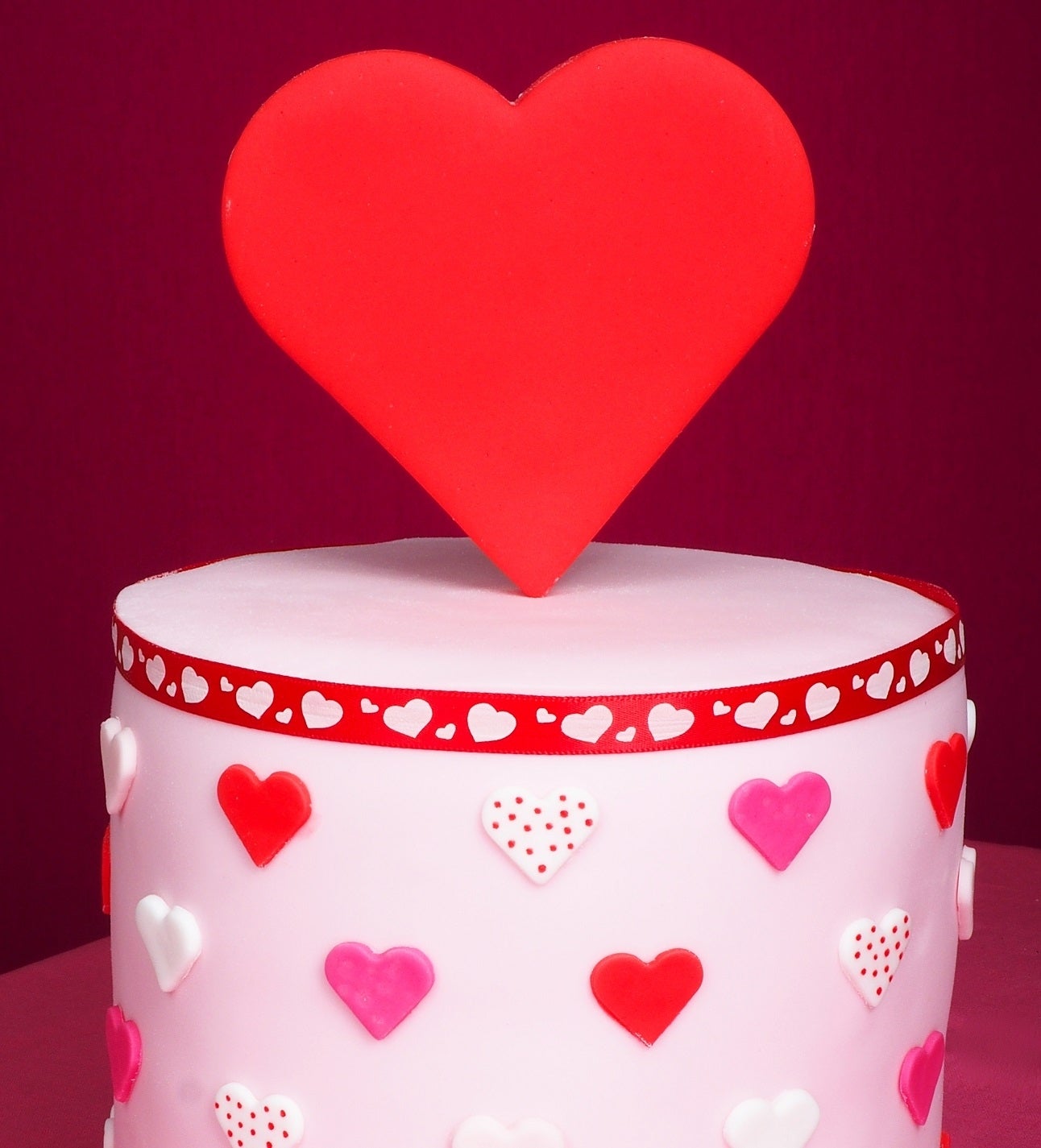 Love Decorated Cake