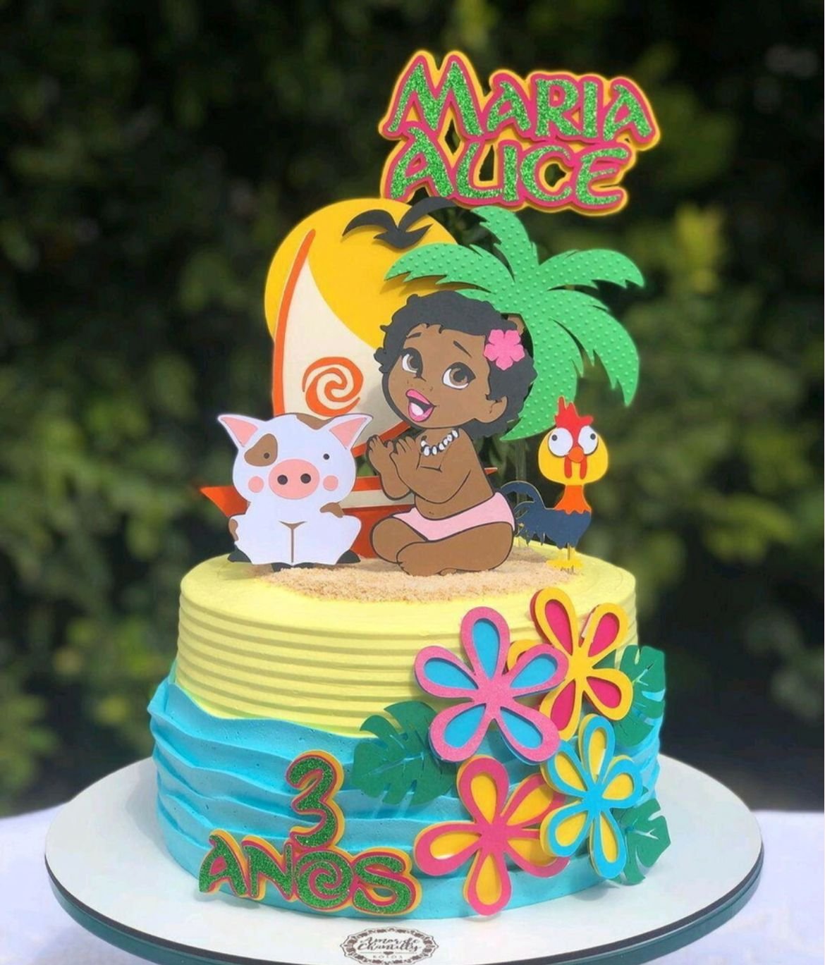 Bolo Decorado Moana