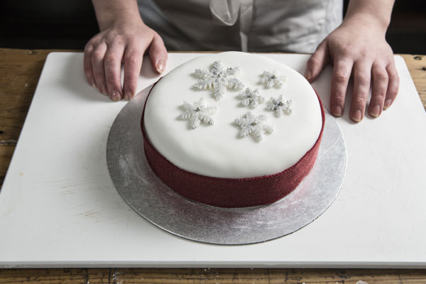 Decorated Christmas Cake